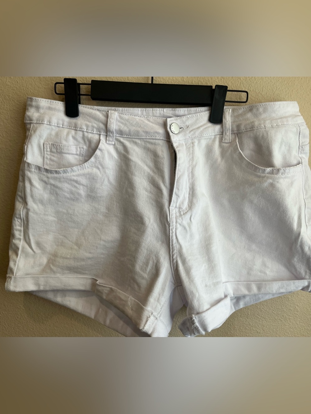 White Women's Denim Shorts